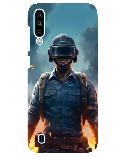 Чехол для ZTE Blade A7 (2020) с картинкой «PUBG — реалистичный герой»