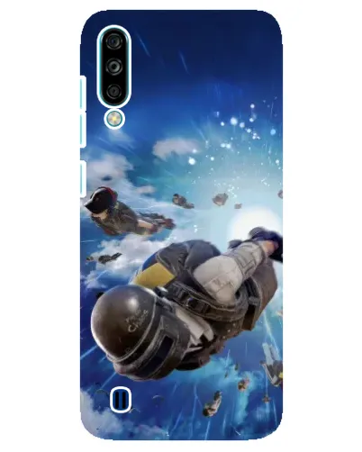 Чехол для ZTE Blade A7 (2020) с картинкой «Десант PUBG — прыжок»