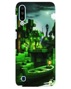 Чехол для ZTE Blade A7 (2020) с картинкой «Minecraft лесной пейзаж»