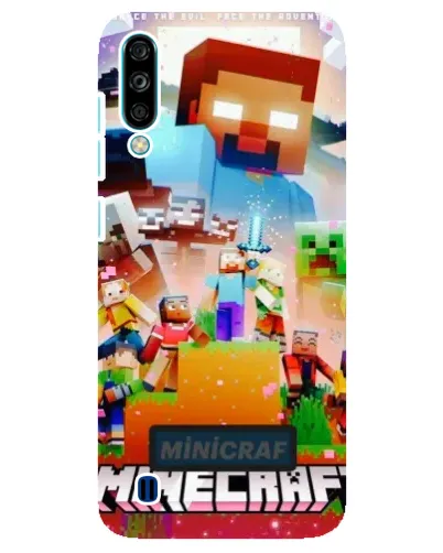 Чехол для ZTE Blade A7 (2020) с картинкой «Minecraft герои игры»