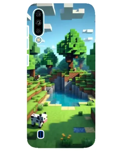 Чехол для ZTE Blade A7 (2020) с картинкой «Minecraft летний день»