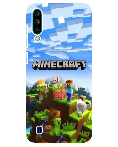 Чехол для ZTE Blade A7 (2020) с картинкой «Minecraft классический мир»