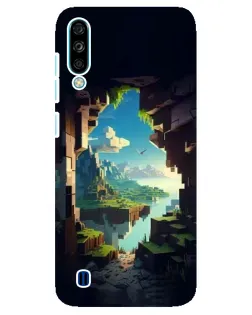 Чехол для ZTE Blade A7 (2020) с картинкой «Вид из пещеры»