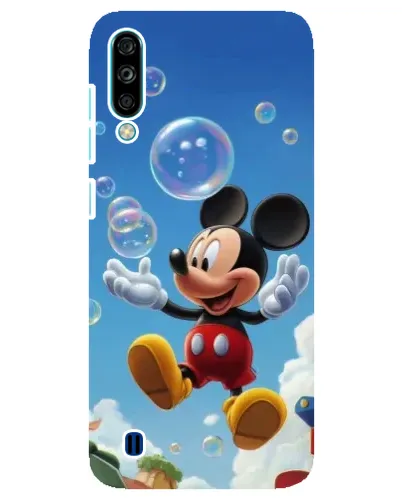 Чехол для ZTE Blade A7 (2020) с картинкой «Mickey и мыльные пузыри»