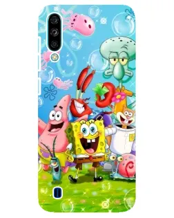 Чехол для ZTE Blade A7 (2020) с картинкой «Губка Боб и друзья» Чехол для ZTE Blade A7 (2020) с картинкой «Губка Боб и друзья»