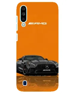 Чехол для ZTE Blade A7 (2020) с картинкой «Оранжевый Mercedes AMG»