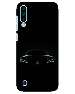 Чехол для ZTE Blade A7 (2020) с картинкой «Mercedes — силуэт авто»