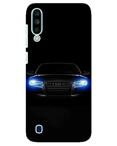 Чехол для ZTE Blade A7 (2020) с картинкой «Audi в неоне»