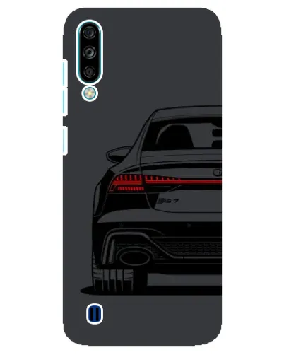Чехол для ZTE Blade A7 (2020) с картинкой «Задняя часть Audi — арт»