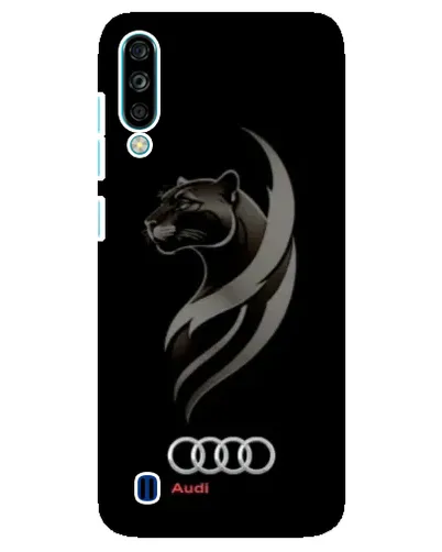 Чехол для ZTE Blade A7 (2020) с картинкой «Графика — пантера и Audi»