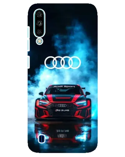 Чехол для ZTE Blade A7 (2020) с картинкой «Audi Sport — неон»
