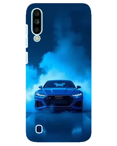 Чехол для ZTE Blade A7 (2020) с картинкой «Audi — голубая энергия»