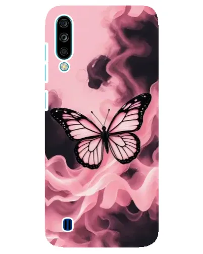Чехол для ZTE Blade A7 (2020) с картинкой «Бабочка в дыму»