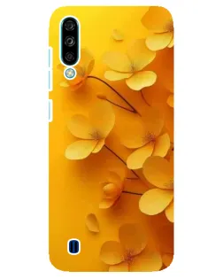 Чехол для ZTE Blade A7 (2020) с картинкой «Золотые лепестки»