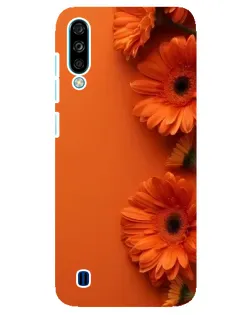 Чехол для ZTE Blade A7 (2020) с картинкой «Оранжевые герберы»