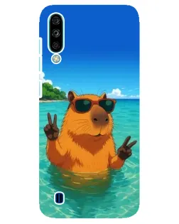 Чехол для ZTE Blade A7 (2020) с картинкой «Морская капибара»