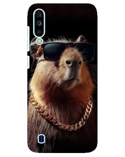 Чехол для ZTE Blade A7 (2020) с картинкой «Капибара золотая цепь»