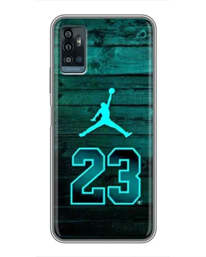 Чохол для ZTE Blade A71 з картинкою «Jordan Cyan 23»