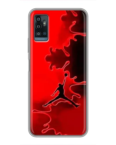 Чохол для ZTE Blade A71 з картинкою «Jordan Red Smoke»