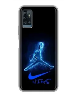 Чохол для ZTE Blade A71 з картинкою «Jordan Neon Blue» Чохол для ZTE Blade A71 з картинкою «Jordan Neon Blue»
