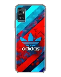 Чехол для ZTE Blade A71 с картинкой «Абстракция Adidas»