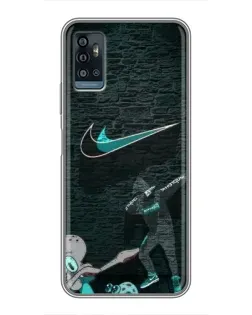 Чехол для ZTE Blade A71 с картинкой «Спортивный арт Nike» Чехол для ZTE Blade A71 с картинкой «Спортивный арт Nike»