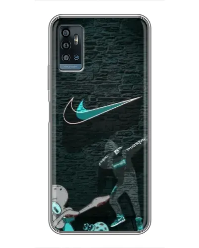 Чехол для ZTE Blade A71 с картинкой «Спортивный арт Nike»