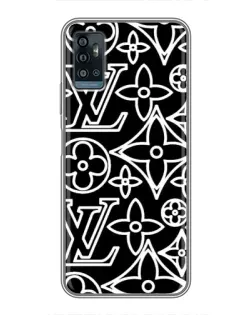 Чехол для ZTE Blade A71 с картинкой «Черно-белый узор LV» Чехол для ZTE Blade A71 с картинкой «Черно-белый узор LV»