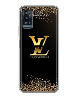 Чехол для ZTE Blade A71 с картинкой «LV — золотые искры» Чехол для ZTE Blade A71 с картинкой «LV — золотые искры»