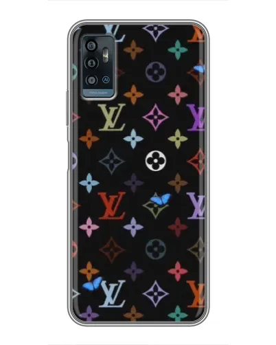 Чохол для ZTE Blade A71 з картинкою «Кольорова монограма LV» Чохол для ZTE Blade A71 з картинкою «Кольорова монограма LV»