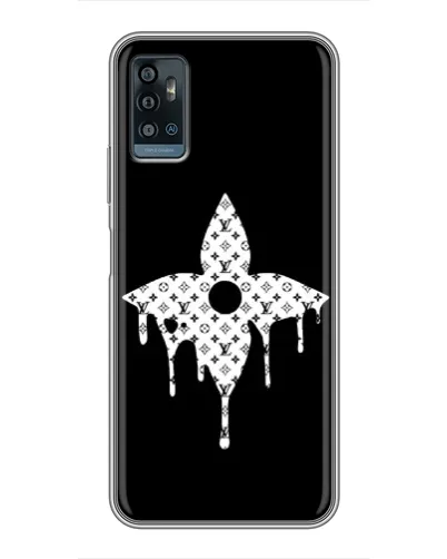 Чохол для ZTE Blade A71 з картинкою «Квіткова монограма» Чохол для ZTE Blade A71 з картинкою «Квіткова монограма»