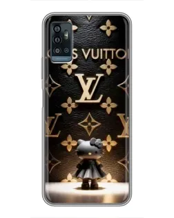 Чохол для ZTE Blade A71 з картинкою «Монограма з фігурою»