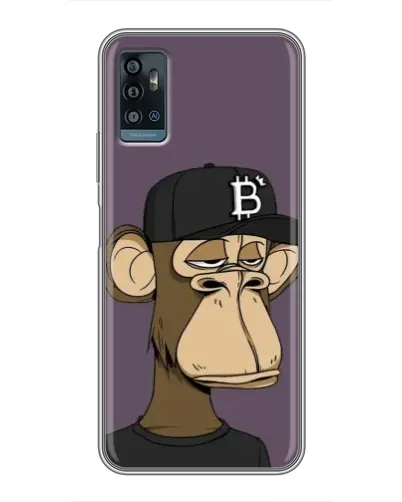 Чехол для ZTE Blade A71 с картинкой «Bored Ape в кепке» Чехол для ZTE Blade A71 с картинкой «Bored Ape в кепке»
