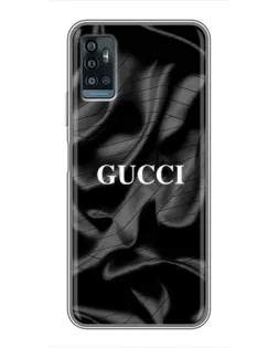 Чохол для ZTE Blade A71 з картинкою «Gucci — шовкові хвилі»