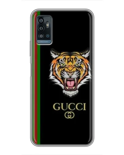 Чехол для ZTE Blade A71 с картинкой «Тигр Gucci»