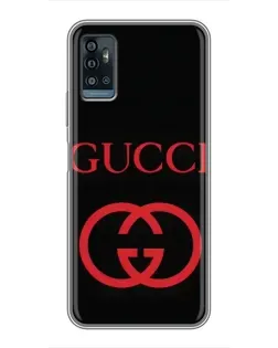 Чохол для ZTE Blade A71 з картинкою «Gucci — червоний логотип»