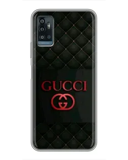 Чохол для ZTE Blade A71 з картинкою «Gucci — стьобаний чорний»