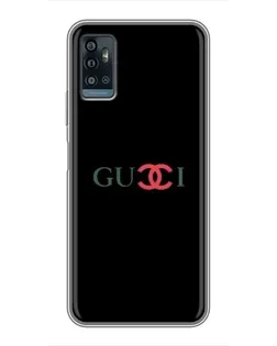 Чохол для ZTE Blade A71 з картинкою «Gucci — червоний градієнт»