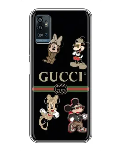 Чехол для ZTE Blade A71 с картинкой «Gucci — герои Disney и монограмма» Чехол для ZTE Blade A71 с картинкой «Gucci — герои Disney и монограмма»