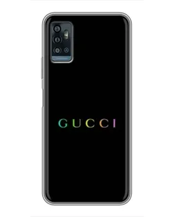 Чохол для ZTE Blade A71 з картинкою «Gucci — неоновий мінімалізм»