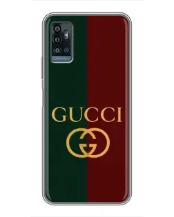Чохол для ZTE Blade A71 з картинкою «Gucci — темно-зелений градієнт»