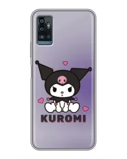 Чехол для ZTE Blade A71 с картинкой «Kuromi — фиолетовый арт» Чехол для ZTE Blade A71 с картинкой «Kuromi — фиолетовый арт»