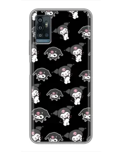 Чехол для ZTE Blade A71 с картинкой «Черный паттерн Kuromi» Чехол для ZTE Blade A71 с картинкой «Черный паттерн Kuromi»