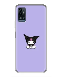 Чехол для ZTE Blade A71 с картинкой «Kuromi — фиолетовый минимализм» Чехол для ZTE Blade A71 с картинкой «Kuromi — фиолетовый минимализм»