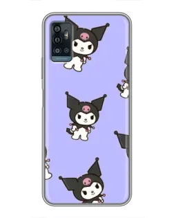 Чехол для ZTE Blade A71 с картинкой «Паттерн с Kuromi» Чехол для ZTE Blade A71 с картинкой «Паттерн с Kuromi»