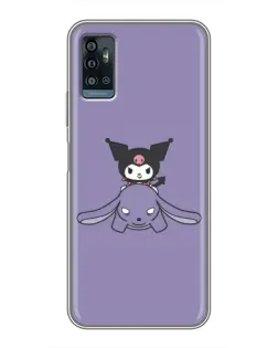 Чехол для ZTE Blade A71 с картинкой «Kuromi на лиловом фоне» Чехол для ZTE Blade A71 с картинкой «Kuromi на лиловом фоне»