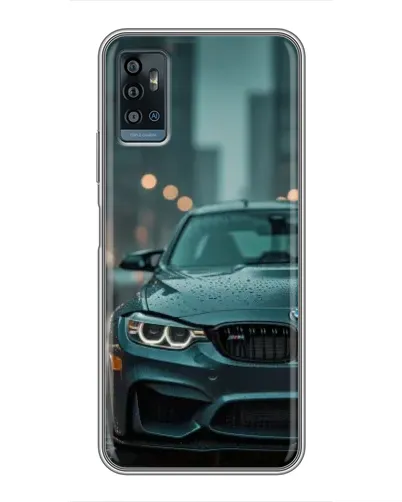 Чохол для ZTE Blade A71 з картинкою «BMW у вогнях міста» Чохол для ZTE Blade A71 з картинкою «BMW у вогнях міста»