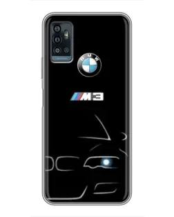 Чохол для ZTE Blade A71 з картинкою «Мінімалістичний принт BMW M3»