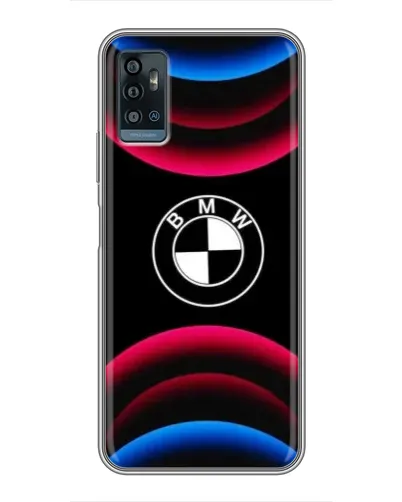 Чохол для ZTE Blade A71 з картинкою «Логотип BMW та неонові дуги» Чохол для ZTE Blade A71 з картинкою «Логотип BMW та неонові дуги»