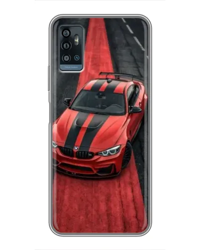 Чохол для ZTE Blade A71 з картинкою «BMW на червоній доріжці» Чохол для ZTE Blade A71 з картинкою «BMW на червоній доріжці»